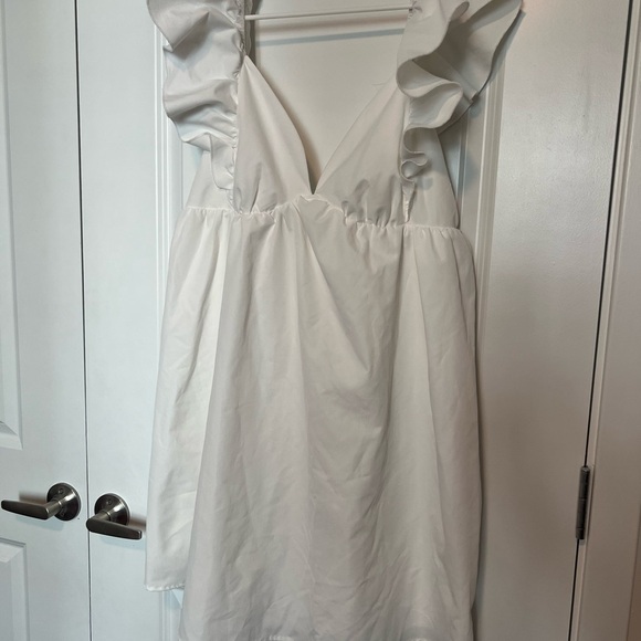 SHEIN Dresses & Skirts - White Ruffle Dress XL